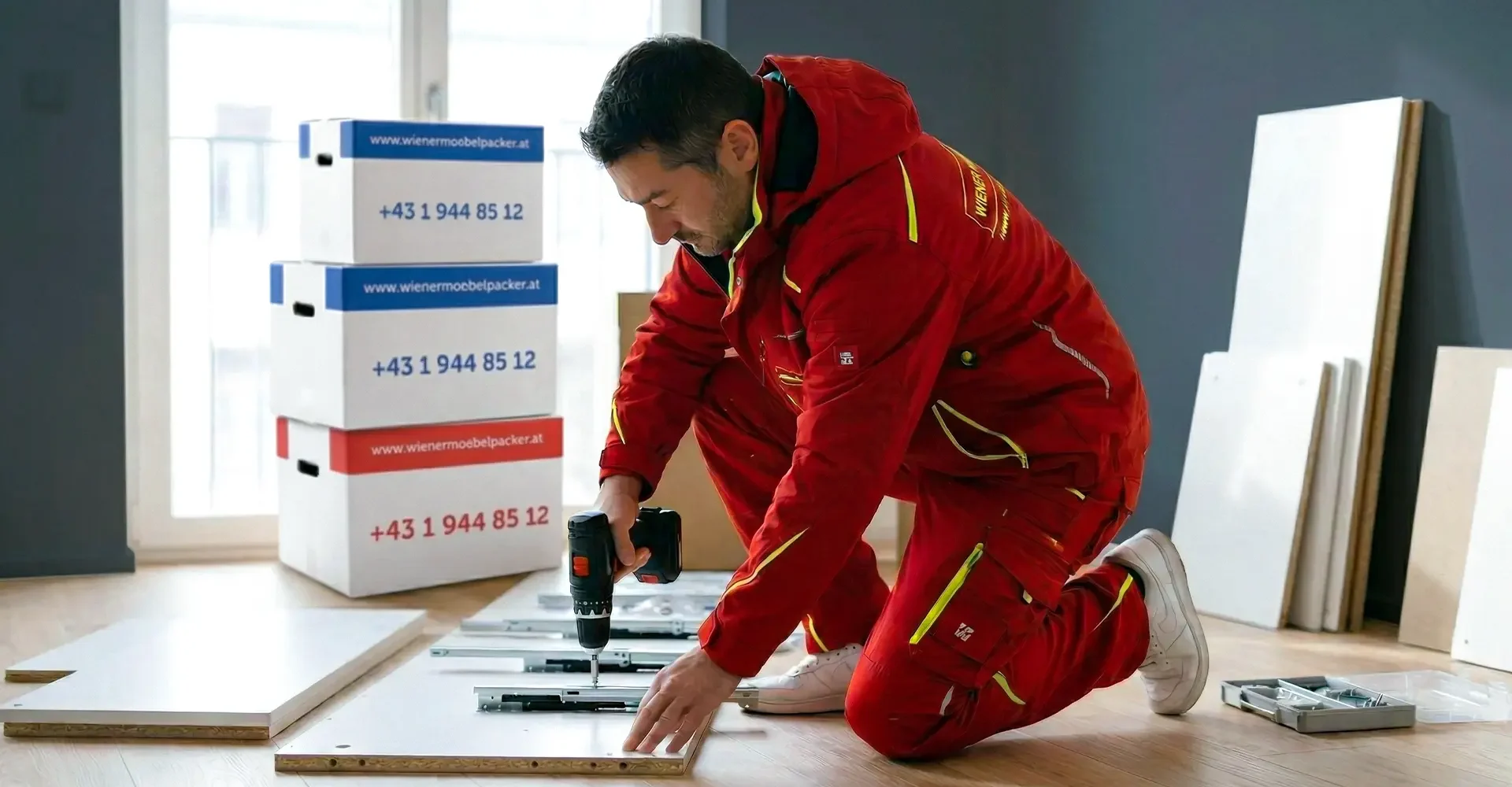 Möbelmontage bei Übersiedlung in Wien